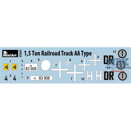 1,5t Railroad Truck AA Type