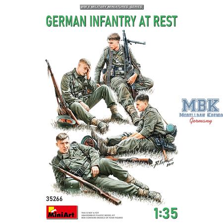 German Infantry at Rest