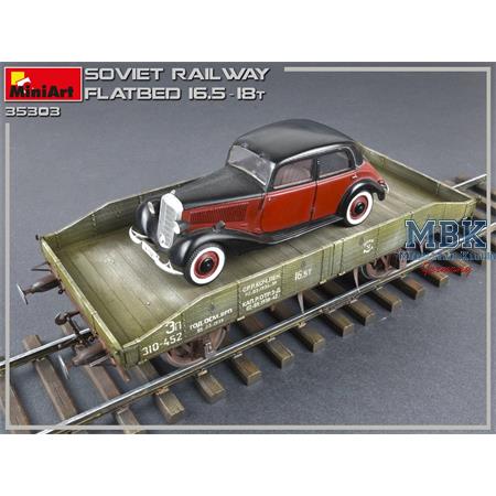 Soviet railway flatbed 16,5-18t