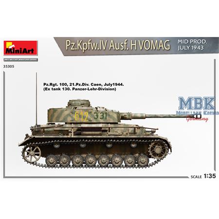 Pz.Kpfw.IV Ausf. H Vomag. Mid Prod. (July 1943)
