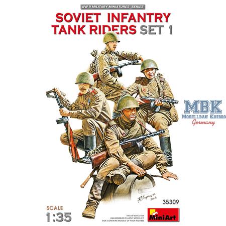 Soviet Infantry Tankriders Set 1