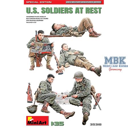 U.S. Soldiers at Rest. Special Edition