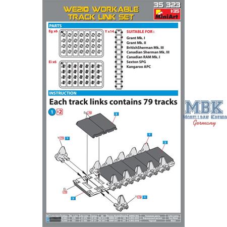 WE210 Workable track link set