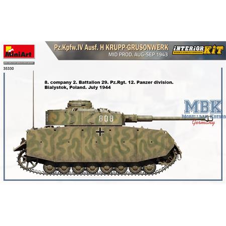 Panzer IV Ausf.H Krupp-Grusonwerk, Mid prod.