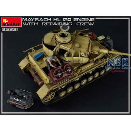 Maybach HL120 for Panzer III/IV w/repair Crew