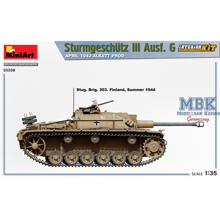 StuG III Ausf.G April 1943 Alkett Prod.w./INTERIOR
