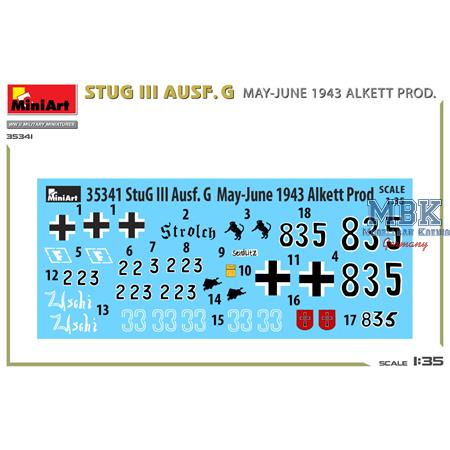 StuG III Ausf.G May-June 1943 Alkett Prod.