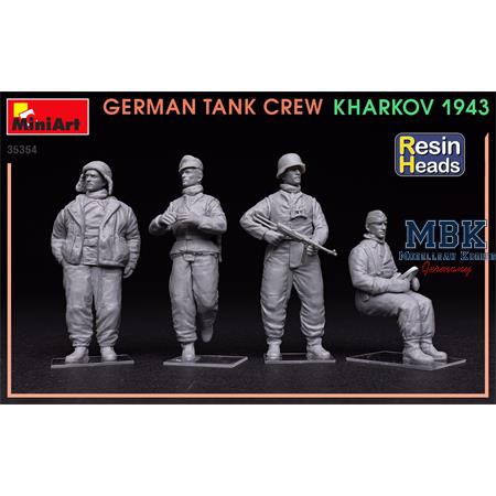 German Tank Crew.Kharkov 1943. Resin Heads