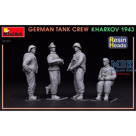 German Tank Crew.Kharkov 1943. Resin Heads