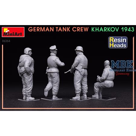 German Tank Crew.Kharkov 1943. Resin Heads