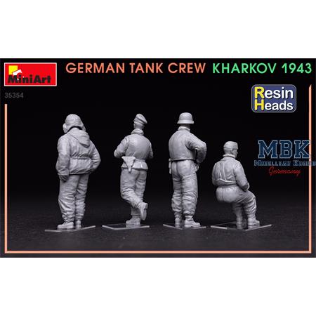 German Tank Crew.Kharkov 1943. Resin Heads