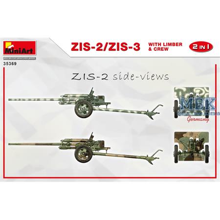 ZIS-2/ ZIS-3 with limber & crew. 2-in-1