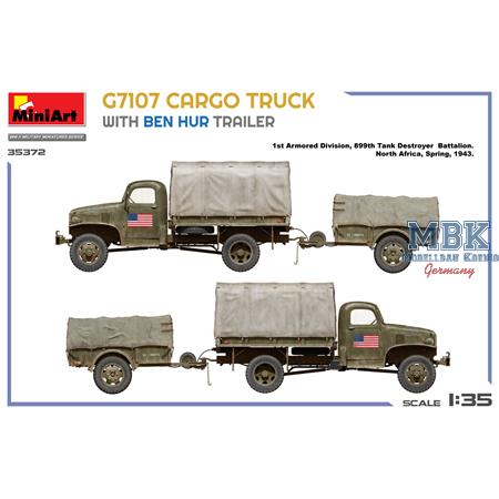 G7107 1,5t 4x4 Cargo Truck with 1t trailer Ben Hur