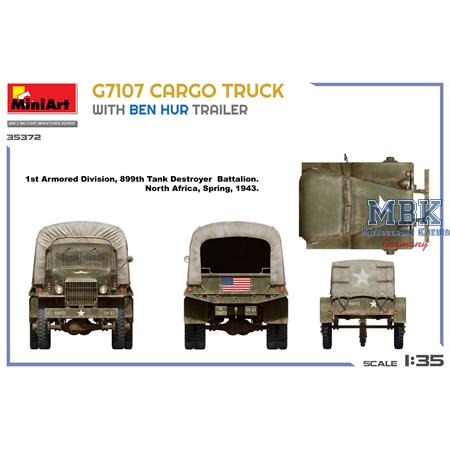 G7107 1,5t 4x4 Cargo Truck with 1t trailer Ben Hur