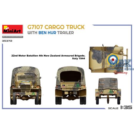G7107 1,5t 4x4 Cargo Truck with 1t trailer Ben Hur