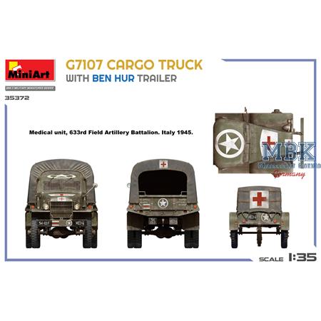 G7107 1,5t 4x4 Cargo Truck with 1t trailer Ben Hur