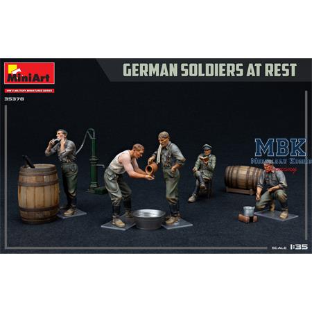 German Soldiers at Rest. Special Edition