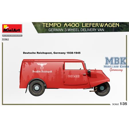 Tempo A400 Lieferwagen-German 3-wheel delivery van