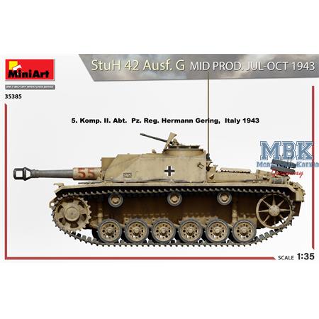 StuH 42 Ausf. G  Mid Prod (Jul-Oct 1943)