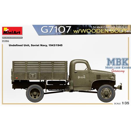 1,5t 4x4 G7107 Cargo Truck w/Wooden Body