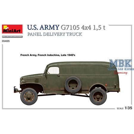 U.S. Army G7105 4x4 1,5 t Panel Van