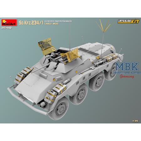 Sd.Kfz.234/1 Schwerer Panzer-Spwg. (INTERIOR KIT)