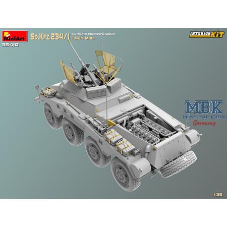 Sd.Kfz.234/1 Schwerer Panzer-Spwg. (INTERIOR KIT)