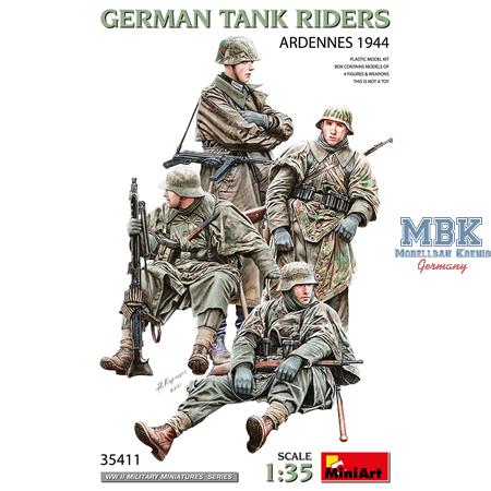 German Tank Riders (Ardennes 1944)