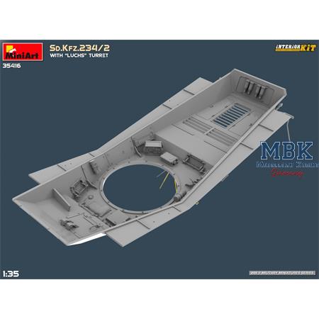 Sd.Kfz. 234/2 with Luchs turret (INTERIOR KIT)