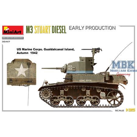 M3 Stuart Diesel Early Prod.