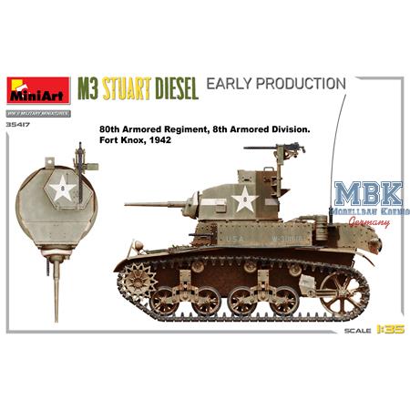 M3 Stuart Diesel Early Prod.