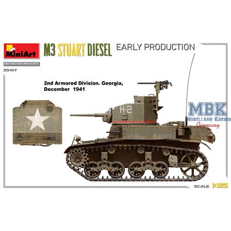 M3 Stuart Diesel Early Prod.