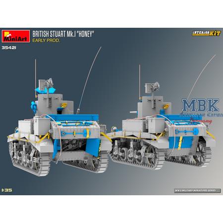 British Stuart Mk.I Honey Early Pr. (INTERIOR KIT)