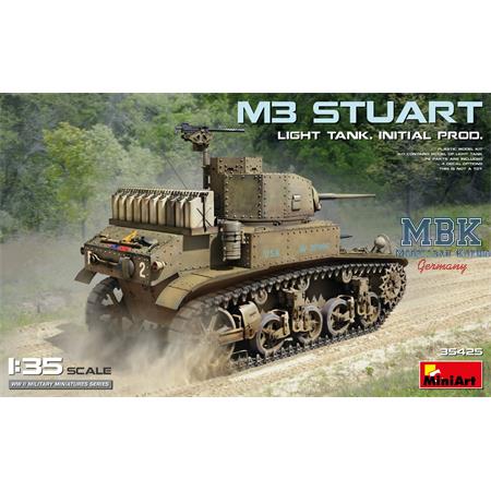 M3 Stuart Light Tank. Initial Prod.