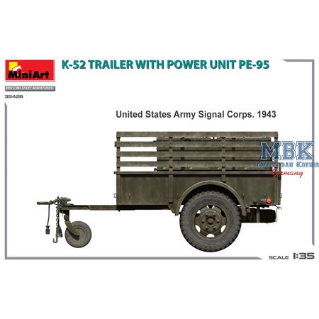 K-52 Trailer w/Power Unit PE-95