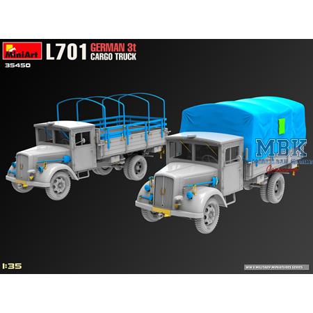 L701 German 3t Cargo Truck