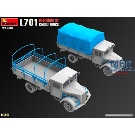 L701 German 3t Cargo Truck