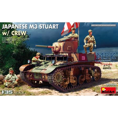 Japanese M3 Stuart w/crew