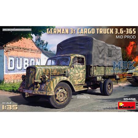 German 3t Cargo Truck 3,6-36S Mid Prod.