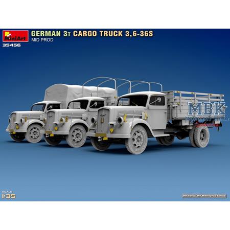 German 3t Cargo Truck 3,6-36S Mid Prod.