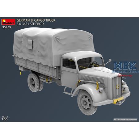 German 3t Cargo Truck  3,6-36S Late Prod.