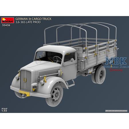 German 3t Cargo Truck  3,6-36S Late Prod.