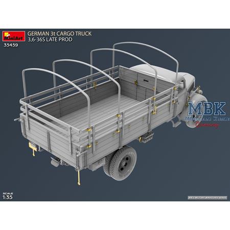 German 3t Cargo Truck  3,6-36S Late Prod.