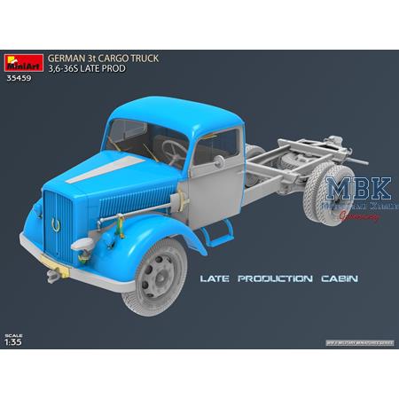 German 3t Cargo Truck  3,6-36S Late Prod.