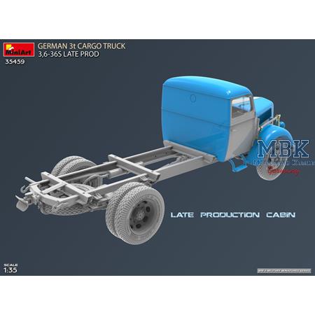 German 3t Cargo Truck  3,6-36S Late Prod.