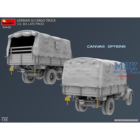 German 3t Cargo Truck  3,6-36S Late Prod.