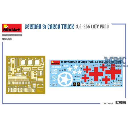 German 3t Cargo Truck  3,6-36S Late Prod.