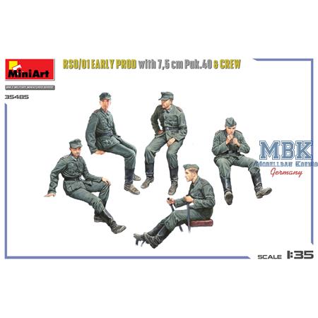 RSO/01. early prod. with 7,5 cm Pak.40 & crew