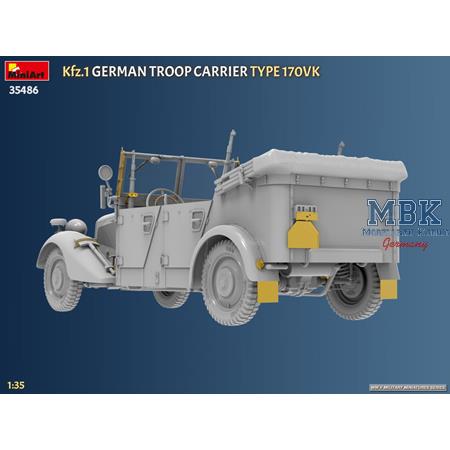 Kfz.1 German Troop Carrier Type 170VK