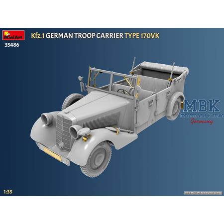 Kfz.1 German Troop Carrier Type 170VK